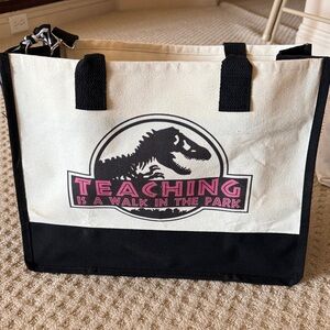 Dinosaur Canvas Tote Bag